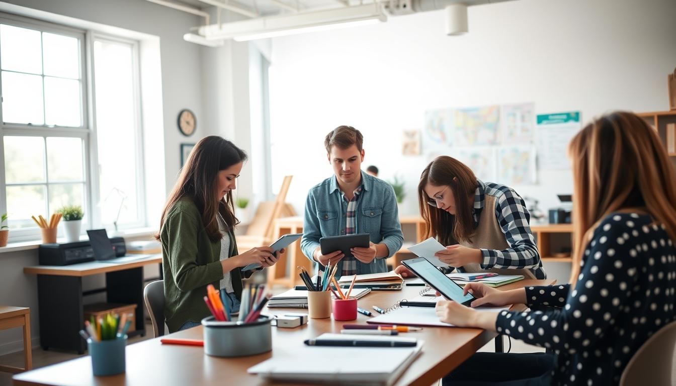 Campus and academic atmosphere at a university in Lisbon
